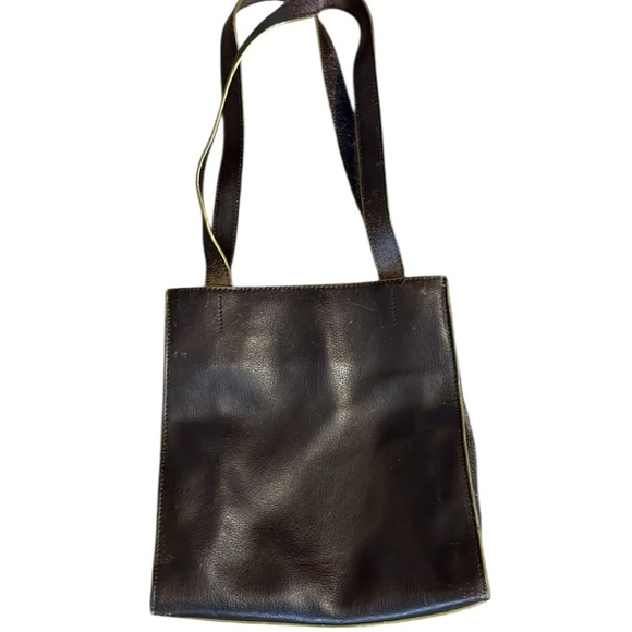 Inge Christopher Unique Vintage Brown Leather shoulder bag. - Picture 1 of 6